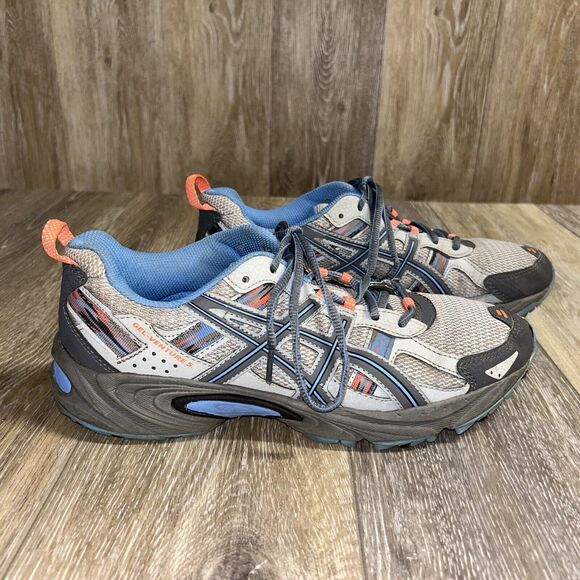 ASICS Womens US Size 10 Gray Blue Gel-Venture 5 Athletic Sneaker Shoes T5N8N - Picture 1 of 12